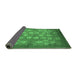 Sideview of Oriental Emerald Green Industrial Rug, urb875emgrn