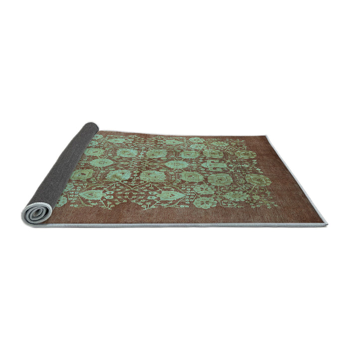 Sideview of Oriental Light Blue Industrial Rug, urb875lblu