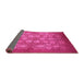 Sideview of Oriental Pink Industrial Rug, urb875pnk