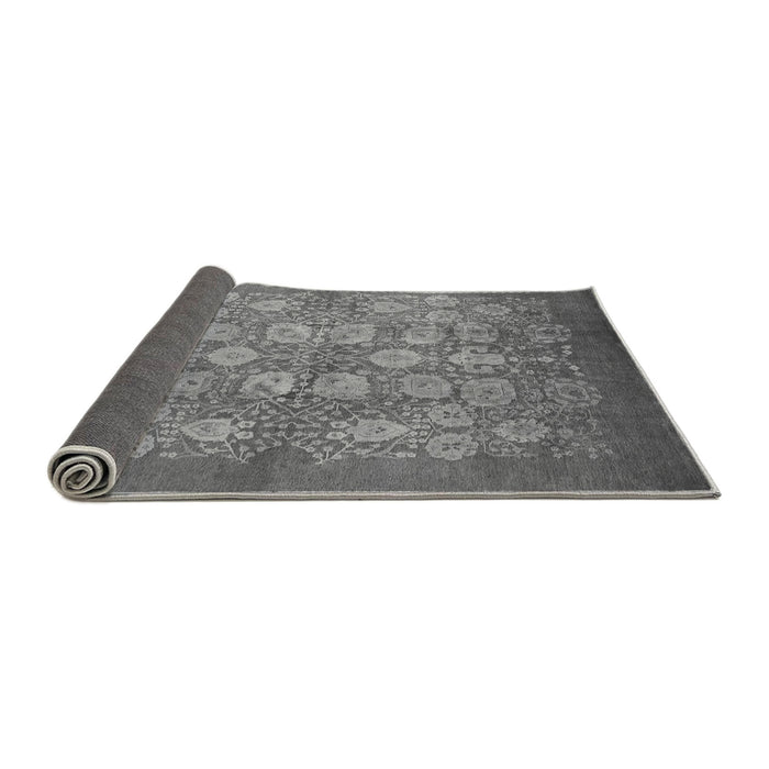Sideview of Oriental Gray Industrial Rug, urb875gry