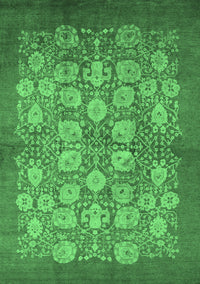 Oriental Emerald Green Industrial Rug, urb875emgrn