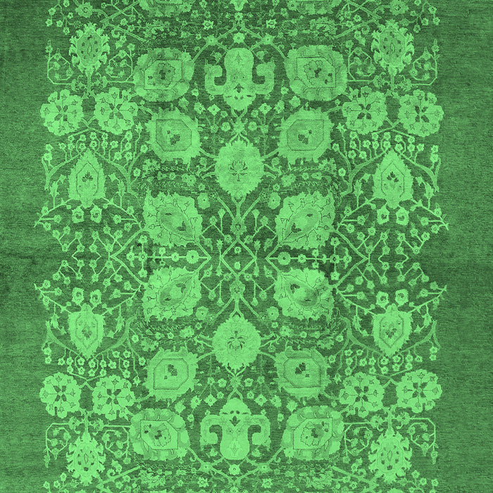 Oriental Emerald Green Industrial Rug, urb875emgrn
