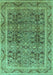 Oriental Turquoise Traditional Rug, urb876turq