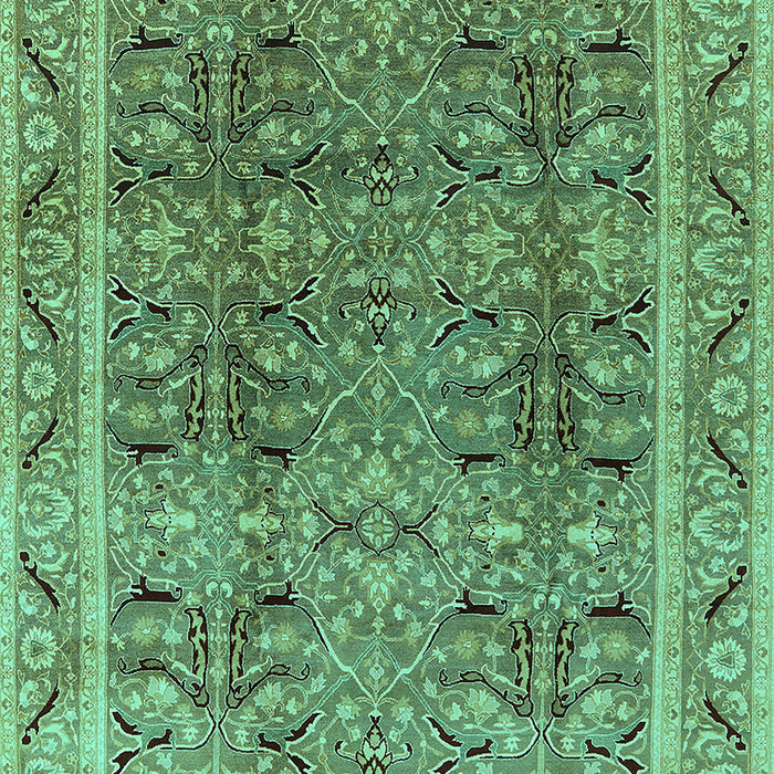 Oriental Turquoise Traditional Rug, urb876turq