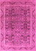 Oriental Pink Traditional Rug, urb876pnk