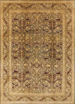 Machine Washable Industrial Modern Dark Bisque Brown Rug, wshurb876