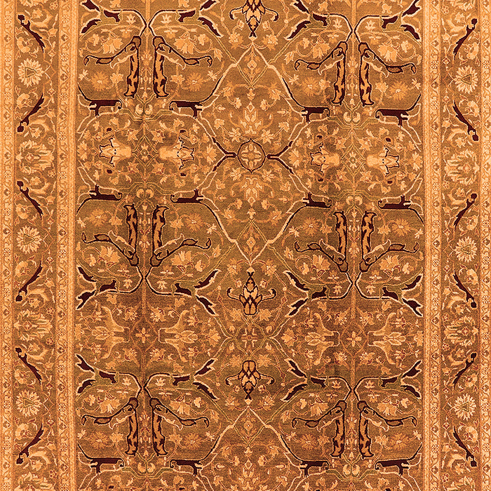 Oriental Orange Traditional Rug, urb876org