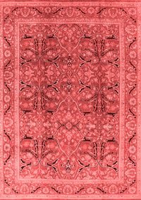 Oriental Red Traditional Rug, urb876red