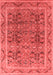 Oriental Red Traditional Area Rugs