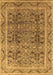 Oriental Brown Traditional Rug, urb876brn