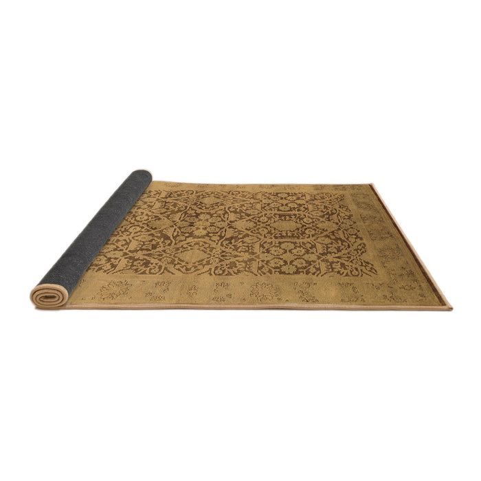 Sideview of Oriental Brown Traditional Rug, urb877brn