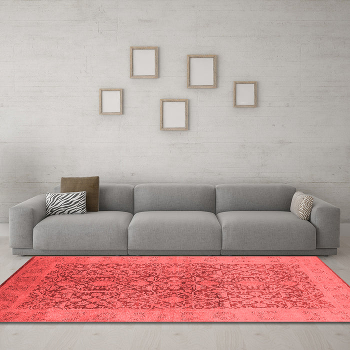 Traditional Red Washable Rugs