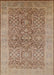 Machine Washable Industrial Modern Light Brown Rug, wshurb877