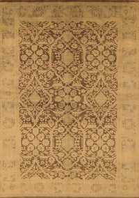 Oriental Brown Traditional Rug, urb877brn