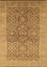 Oriental Brown Traditional Rug, urb877brn