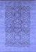 Oriental Blue Traditional Rug, urb877blu