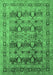 Oriental Emerald Green Industrial Rug, urb878emgrn