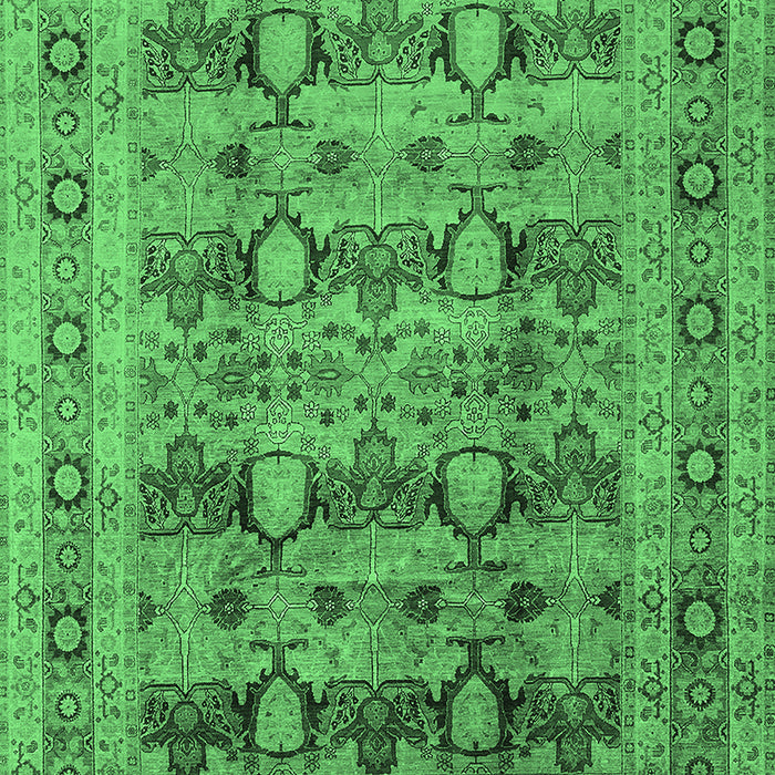 Oriental Emerald Green Industrial Rug, urb878emgrn