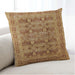 Lifestyle Image of Mid-Century Modern Urban Square Mahogany Brown Throw Pillow, 18 inch by 18 inch, pwurb878