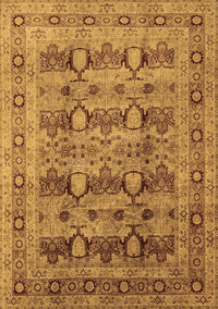 Oriental Brown Industrial Rug, urb878brn