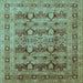 Square Oriental Light Blue Industrial Rug, urb878lblu