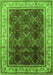 Oriental Green Traditional Rug, urb879grn