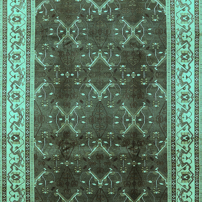 Oriental Turquoise Traditional Rug, urb879turq