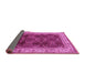 Sideview of Oriental Pink Traditional Rug, urb879pnk