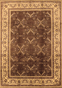 Oriental Brown Traditional Rug, urb879brn