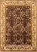 Oriental Brown Traditional Rug, urb879brn