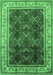 Oriental Emerald Green Traditional Rug, urb879emgrn
