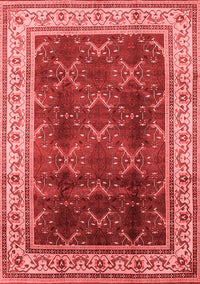 Oriental Red Traditional Rug, urb879red
