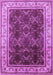 Machine Washable Oriental Purple Traditional Area Rugs, wshurb879pur