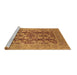 Sideview of Machine Washable Oriental Brown Traditional Rug, wshurb880brn