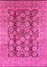 Oriental Pink Traditional Rug, urb880pnk