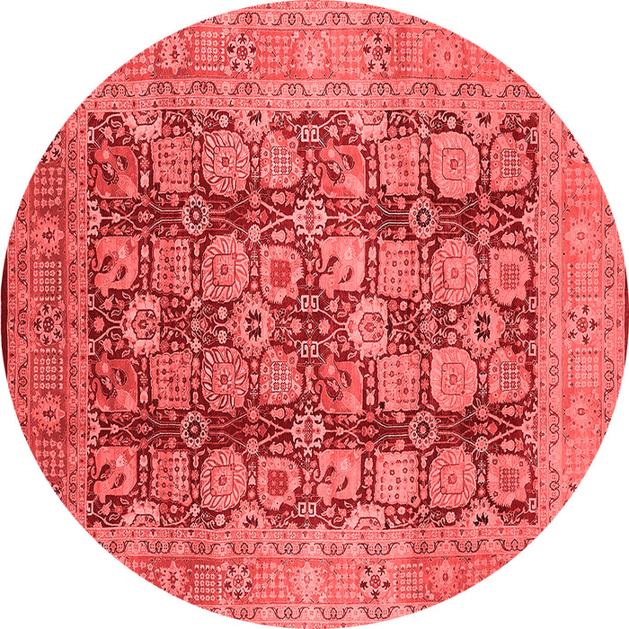 Oriental Red Traditional Rug, urb880red