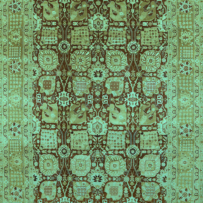 Oriental Turquoise Traditional Rug, urb880turq