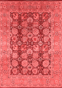 Oriental Red Traditional Rug, urb880red