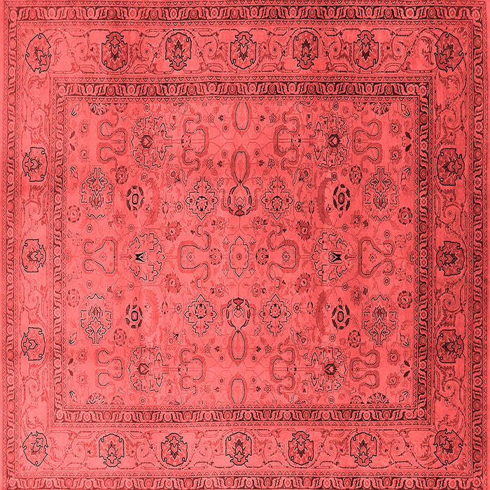 Oriental Red Traditional Rug, urb881red