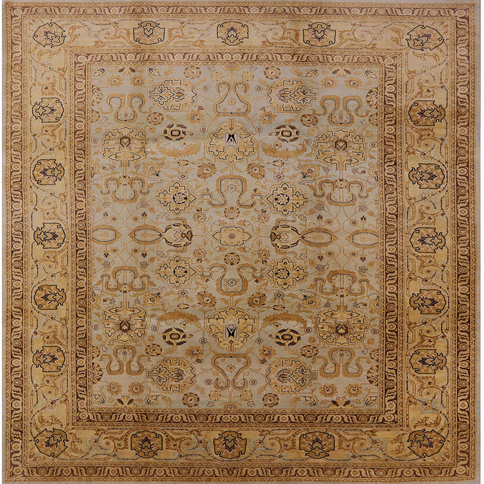 Square Machine Washable Industrial Modern Peru Brown Rug, wshurb881