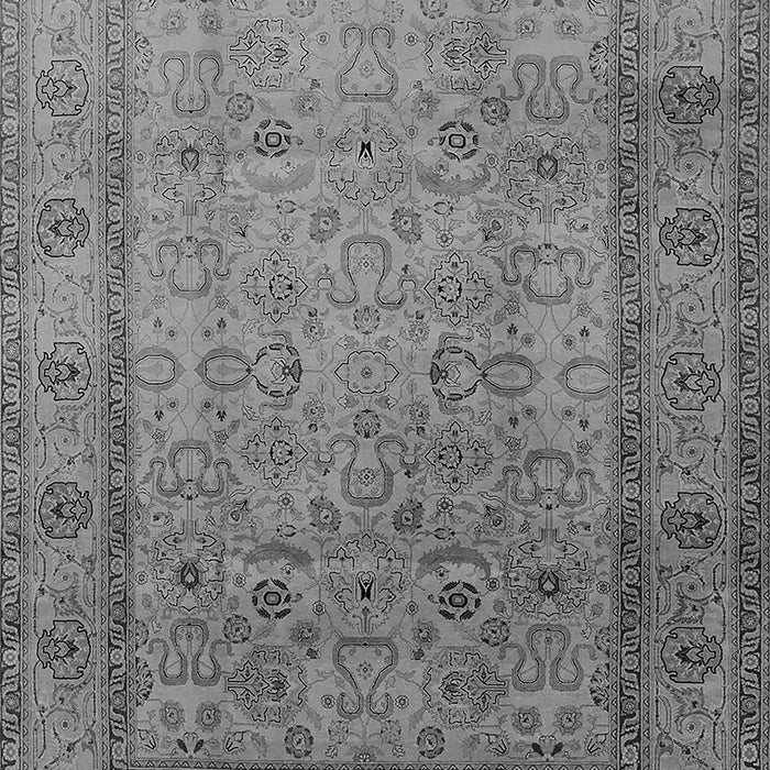Machine Washable Oriental Gray Traditional Rug, wshurb881gry