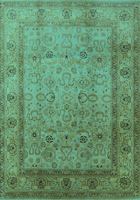 Oriental Turquoise Traditional Rug, urb881turq