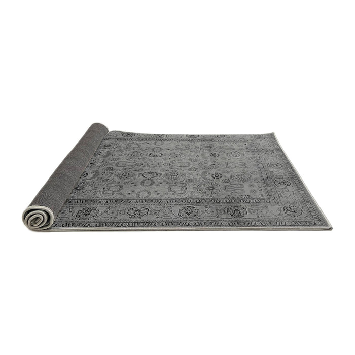 Sideview of Oriental Gray Traditional Rug, urb881gry
