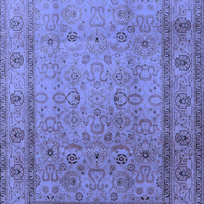 Oriental Blue Traditional Rug, urb881blu