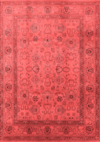 Oriental Red Traditional Rug, urb881red