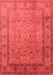 Oriental Red Traditional Area Rugs