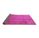 Sideview of Oriental Pink Traditional Rug, urb881pnk