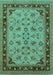 Oriental Turquoise Traditional Rug, urb882turq