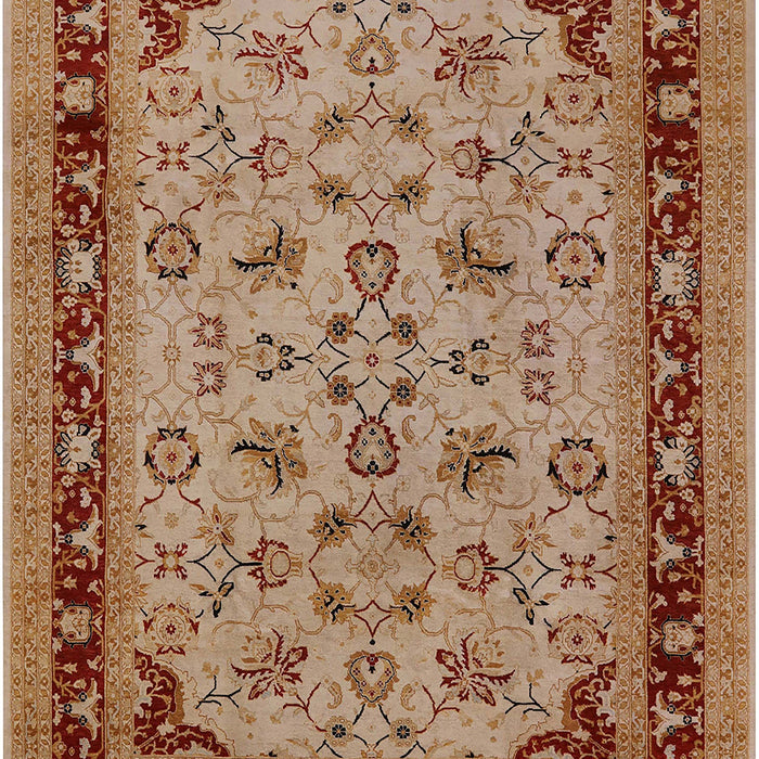 Mid-Century Modern Mahogany Brown Oriental Rug, urb882