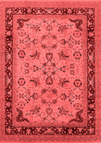 Oriental Red Traditional Rug, urb882red